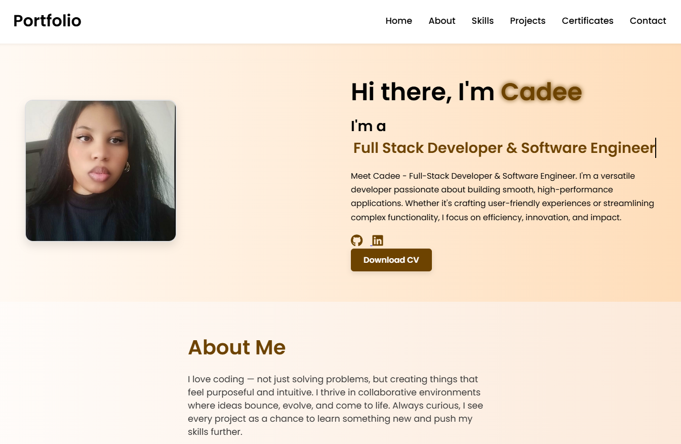 Cadee's Portfolio
