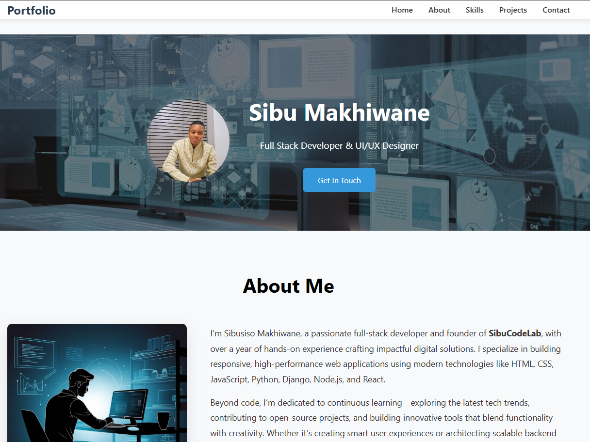 Sibu's Portfolio
