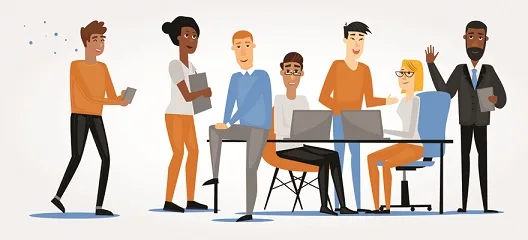 Code College software developer graduates working together